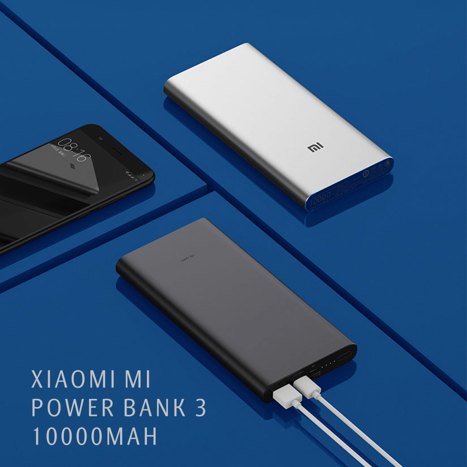 Внешний аккумулятор Xiaomi Mi Power Bank 3 10000mAh Black